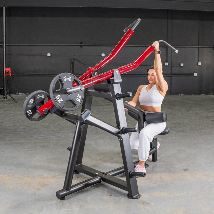 Power Leverage V2 Iso Lateral Lat Pull - Muscle D Fitness - Sweatfully