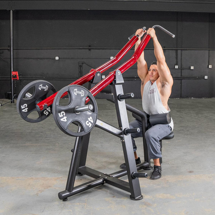 Power Leverage V2 Iso Lateral Lat Pull - Muscle D Fitness - Sweatfully