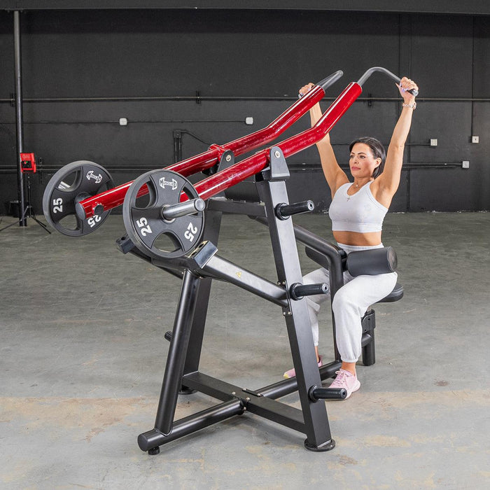 Power Leverage V2 Iso Lateral Lat Pull - Muscle D Fitness - Sweatfully