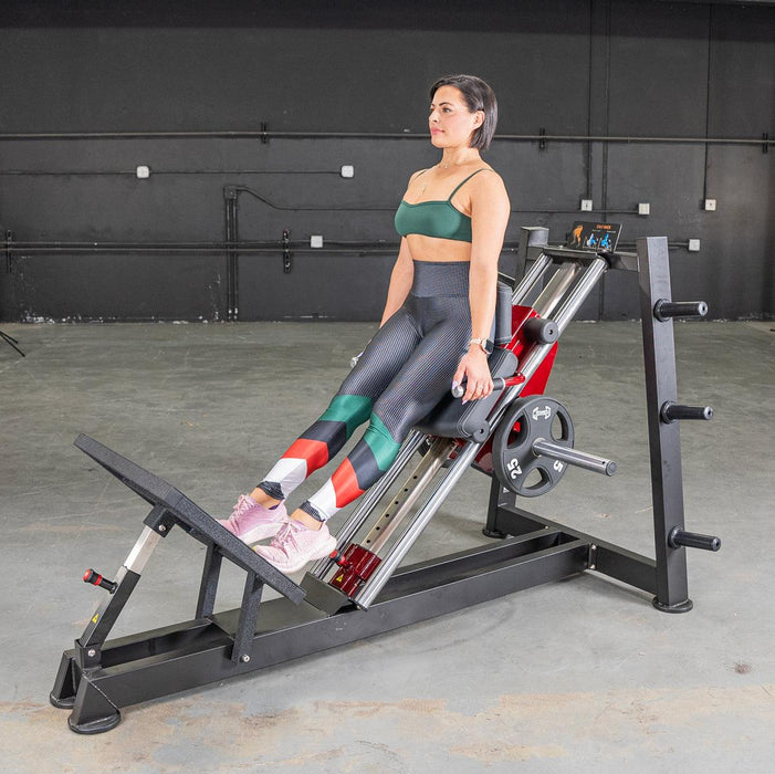 Power Leverage V2  Hack Squat / Calf Raise - Muscle D Fitness - Sweatfully