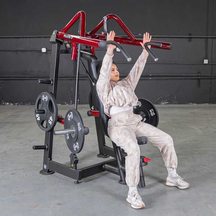 Power Leverage V2 Incline Chest Press - Muscle D Fitness - Sweatfully