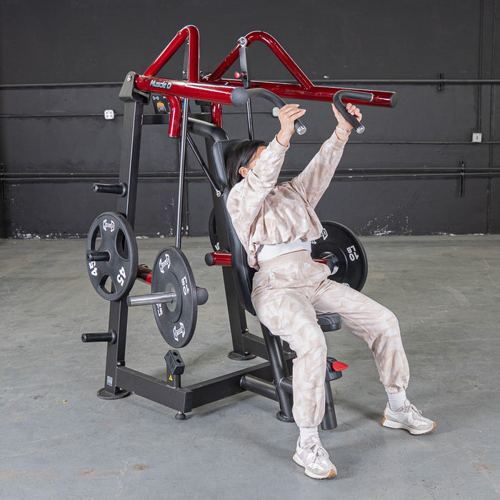 Power Leverage V2 Incline Chest Press - Muscle D Fitness - Sweatfully