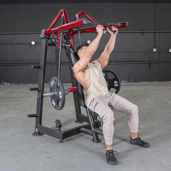 Power Leverage V2 Incline Chest Press - Muscle D Fitness - Sweatfully