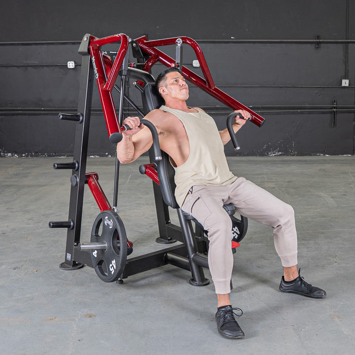 Power Leverage V2 Incline Chest Press - Muscle D Fitness - Sweatfully