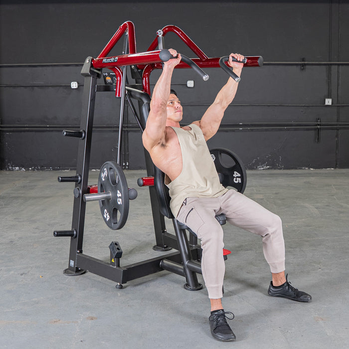 Power Leverage V2 Incline Chest Press - Muscle D Fitness - Sweatfully
