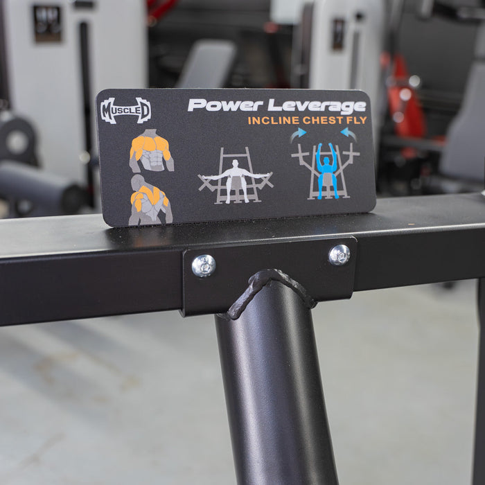 Power Leverage V2 Incline Pec Fly | Iso-Lateral Chest Machine – Muscle D Fitness - Sweatfully