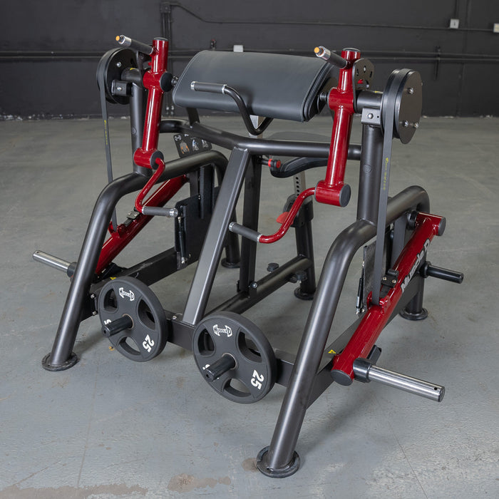 Power Leverage V2 Iso Lateral Biceps Curl / Preacher Curl - Muscle D Fitness - Sweatfully