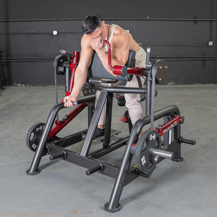 Power Leverage V2 Iso Lateral Biceps Curl / Preacher Curl - Muscle D Fitness - Sweatfully