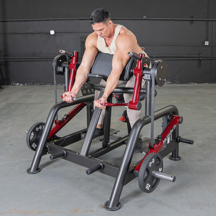 Power Leverage V2 Iso Lateral Biceps Curl / Preacher Curl - Muscle D Fitness - Sweatfully