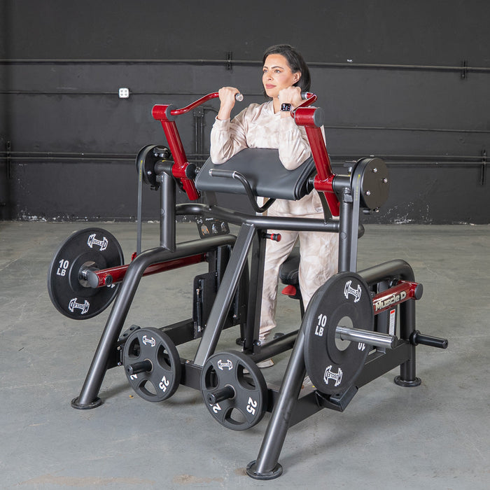 Power Leverage V2 Iso Lateral Biceps Curl / Preacher Curl - Muscle D Fitness - Sweatfully