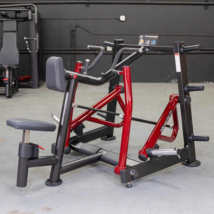 Power Leverage V2 Iso-Lateral Seated Row | Muscle D Fitness - Sweatfully