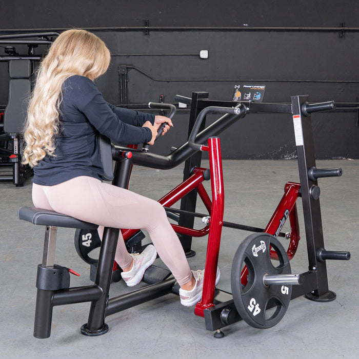 Power Leverage V2 Iso-Lateral Seated Row | Muscle D Fitness - Sweatfully