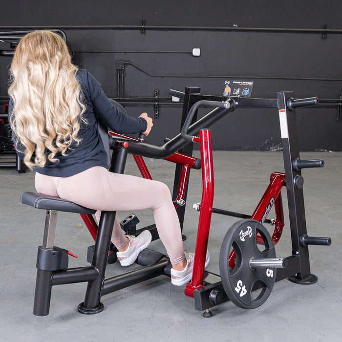 Power Leverage V2 Iso-Lateral Seated Row | Muscle D Fitness - Sweatfully