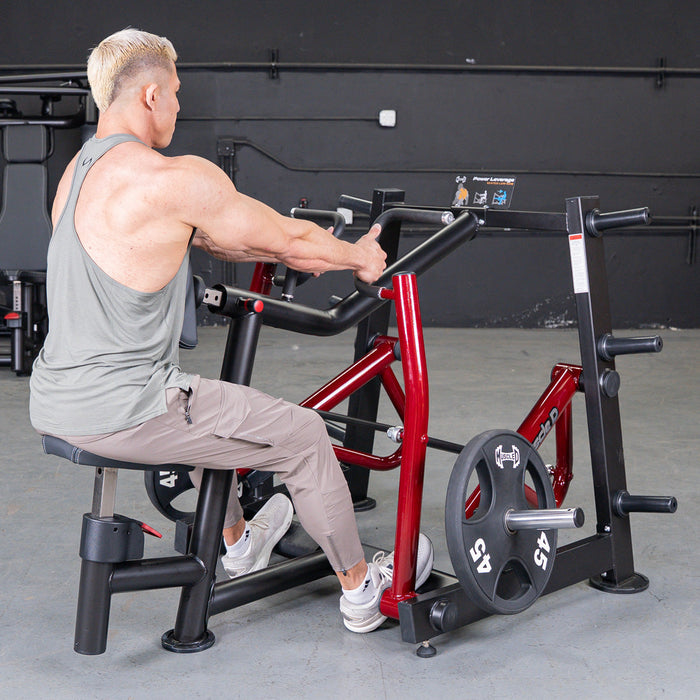Power Leverage V2 Iso-Lateral Seated Row | Muscle D Fitness - Sweatfully