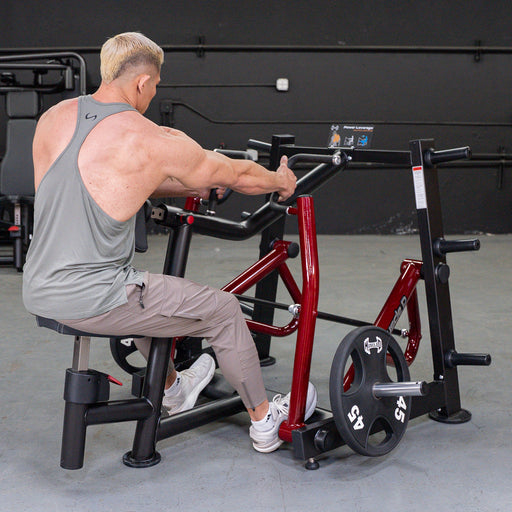 Power Leverage V2 Iso-Lateral Seated Row | Muscle D Fitness - Sweatfully