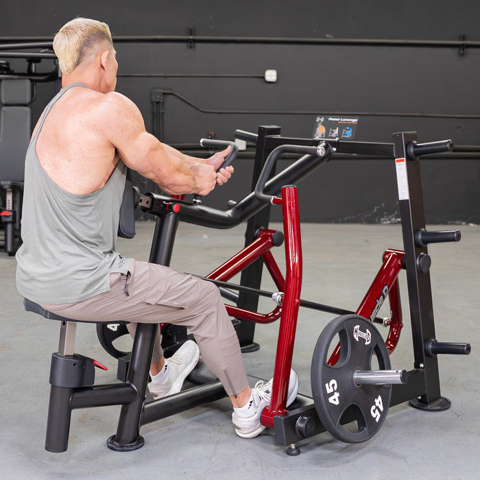 Power Leverage V2 Iso-Lateral Seated Row | Muscle D Fitness - Sweatfully