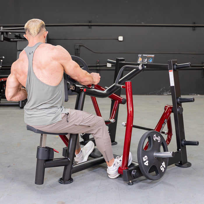 Power Leverage V2 Iso-Lateral Seated Row | Muscle D Fitness - Sweatfully