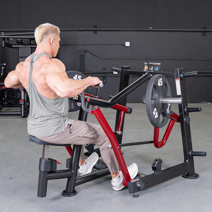 Power Leverage V2 Iso-Lateral Seated Row | Muscle D Fitness - Sweatfully