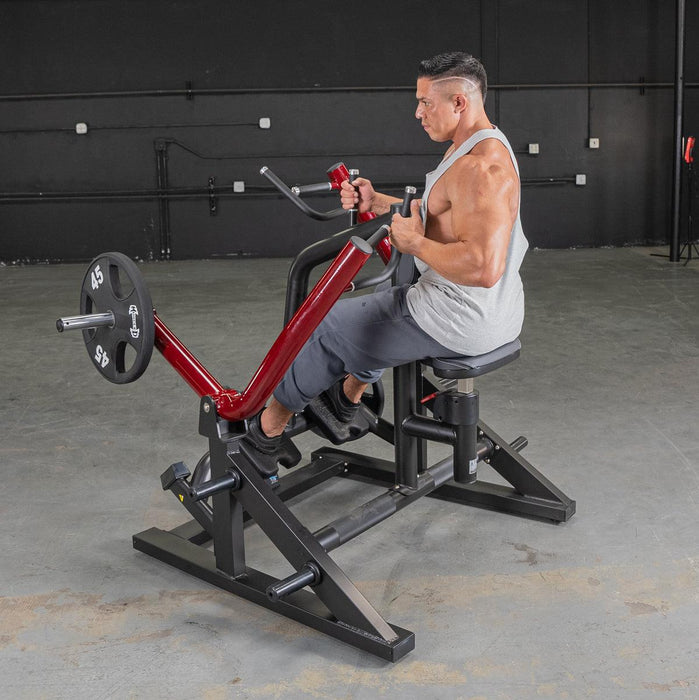 Power Leverage V2  Iso Lateral Seated Row - Muscle D Fitness - Sweatfully