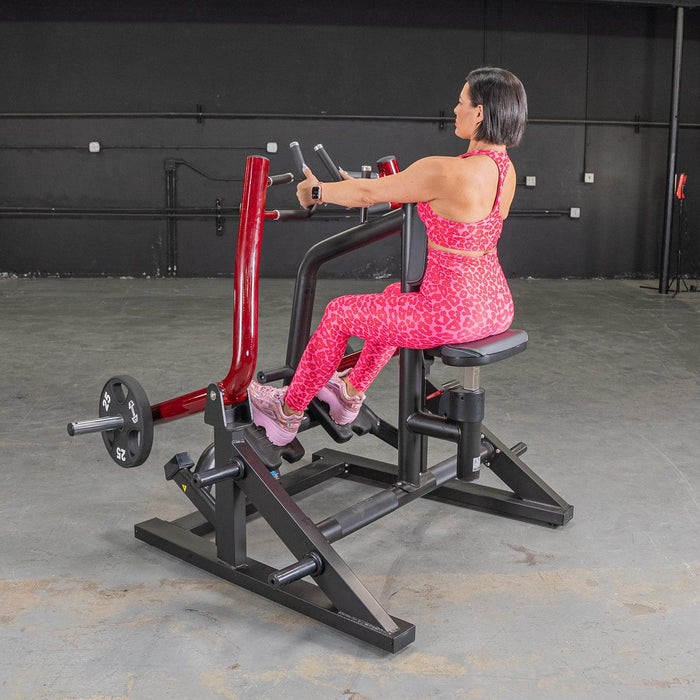 Power Leverage V2  Iso Lateral Seated Row - Muscle D Fitness - Sweatfully