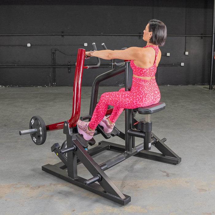 Power Leverage V2  Iso Lateral Seated Row - Muscle D Fitness - Sweatfully
