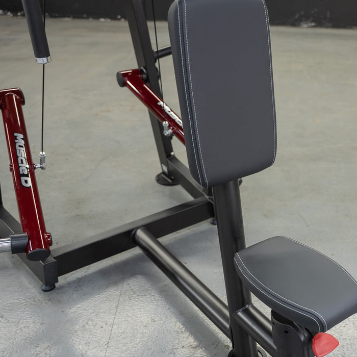 Power Leverage V2 Seated Pec Fly / Rear Delt Combo - Plate Loaded - Weight Storage Included - Sweatfully