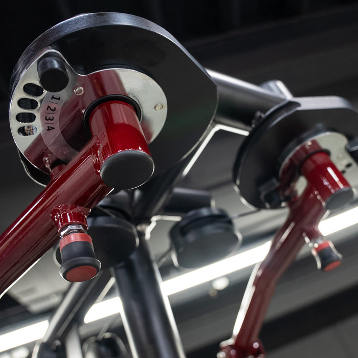 Power Leverage V2 Seated Pec Fly / Rear Delt Combo - Plate Loaded - Weight Storage Included - Sweatfully