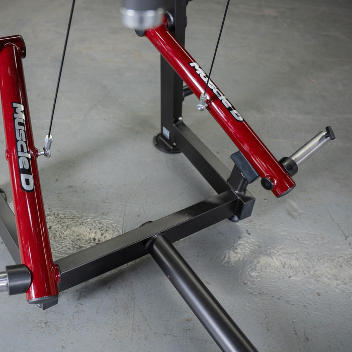 Power Leverage V2 Seated Pec Fly / Rear Delt Combo - Plate Loaded - Weight Storage Included - Sweatfully