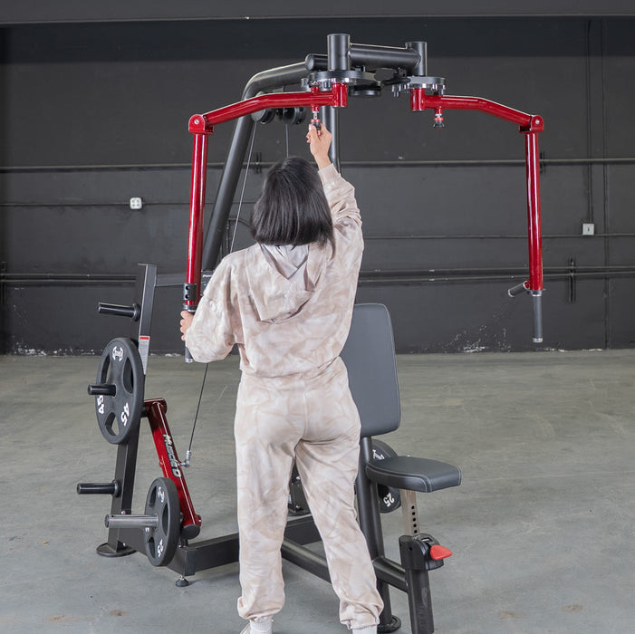 Power Leverage V2 Seated Pec Fly / Rear Delt Combo - Plate Loaded - Weight Storage Included - Sweatfully