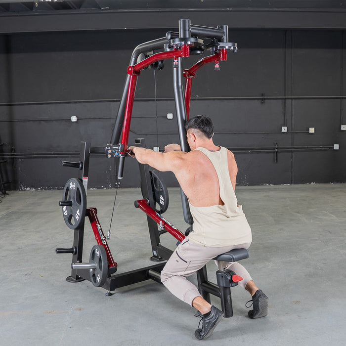 Power Leverage V2 Seated Pec Fly / Rear Delt Combo - Plate Loaded - Weight Storage Included - Sweatfully