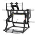 Excel Power Hack Squat - Muscle D Fitness - Plate Load Heavy Squat Machine - Weight Storage Pegs - Safety Stop - Sweatfully