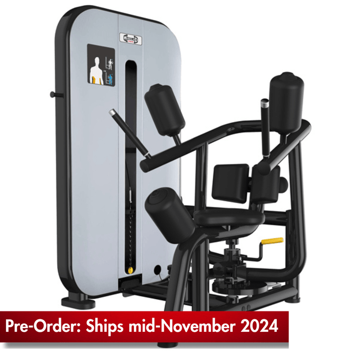 Vogue Rotary Torso - Muscle D Fitness - AdjustableSeat - Pin Selectorized - Sweatfully