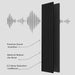 Luxury Black Acoustic Solid Wood Wall Panels ( 2 Panels Per Box） - Sweatfully
