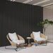 Luxury Black Acoustic Solid Wood Wall Panels ( 2 Panels Per Box） - Sweatfully