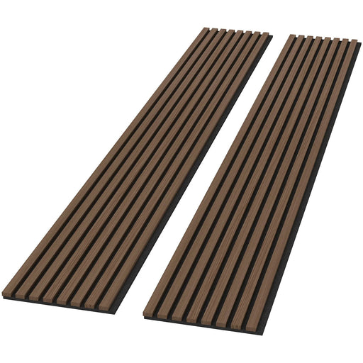 Luxury Walnut Acoustic Solid Wood Wall Panels ( 2 Panels Per Box ) - Sweatfully
