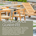 Telluride Teak Outdoor Sun Lounger - Sweatfully
