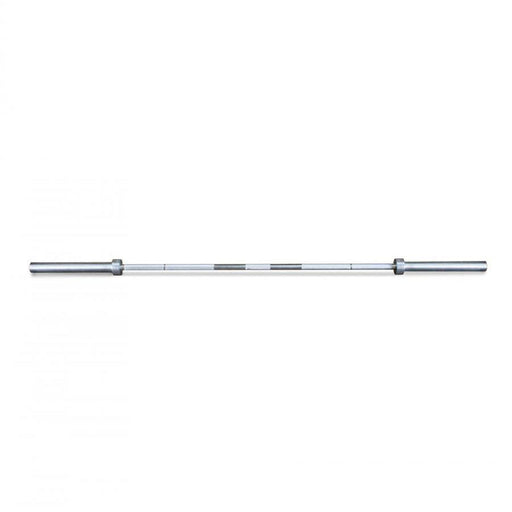 7' Hard Chrome Triple Bearing Olympic Bar - Muscle D Fitness - Precision Performance Grade Knurling - Sweatfully