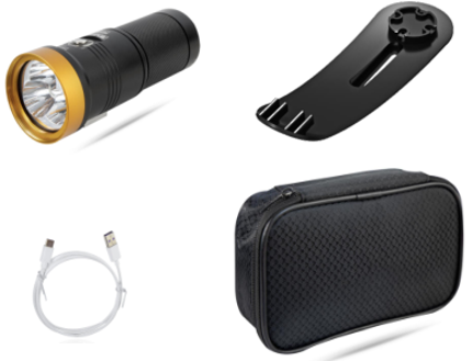 Qysea V6-Series Spot Light Set - Sweatfully