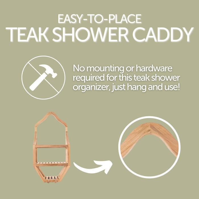 Tulum Natural Shower Caddy - Sweatfully