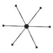 Radiant 6-Light Industrial Traditional Dimmable Chandelier - Sweatfully