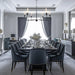 Radiant 6-Light Industrial Traditional Dimmable Chandelier - Sweatfully