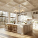 Radiant 6-Light Industrial Traditional Dimmable Chandelier - Sweatfully