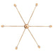 Radiant 6-Light Industrial Traditional Dimmable Chandelier - Sweatfully