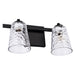 Radiance Modern 2-Light Dimmable Vanity Light - Sweatfully