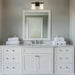 Radiance Modern 2-Light Dimmable Vanity Light - Sweatfully