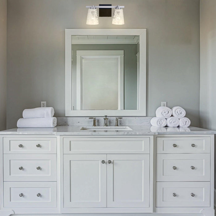 Radiance Modern 2-Light Dimmable Vanity Light - Sweatfully