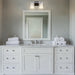 Radiance Modern 2-Light Dimmable Vanity Light - Sweatfully