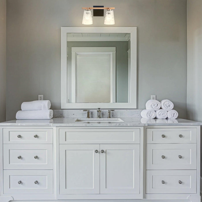 Radiance Modern 2-Light Dimmable Vanity Light - Sweatfully