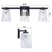Radiance Modern 3-Light Dimmable Vanity Light - Sweatfully