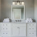 Radiance Modern 3-Light Dimmable Vanity Light - Sweatfully